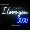 Néon "I Love You 3000 Times" - 2