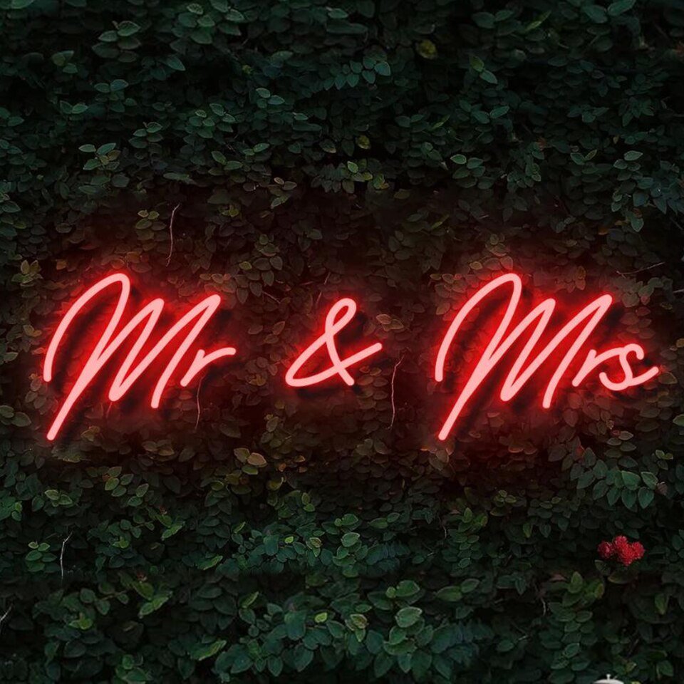Néon "Mr & Mrs" - 7