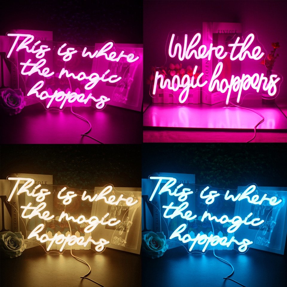 Lampe "Magic Happens"