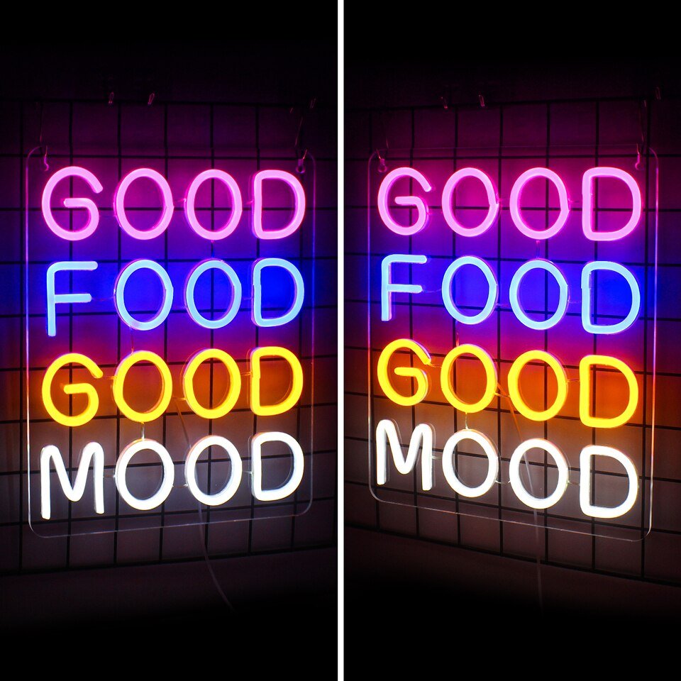 Lampe "Good Food Good Mood" - 5