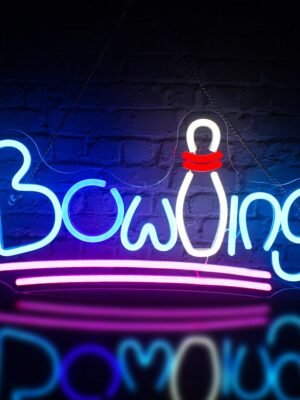 Neon Alphabet Basketball Decor