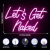 Néon "Let's Get Naked" - 2