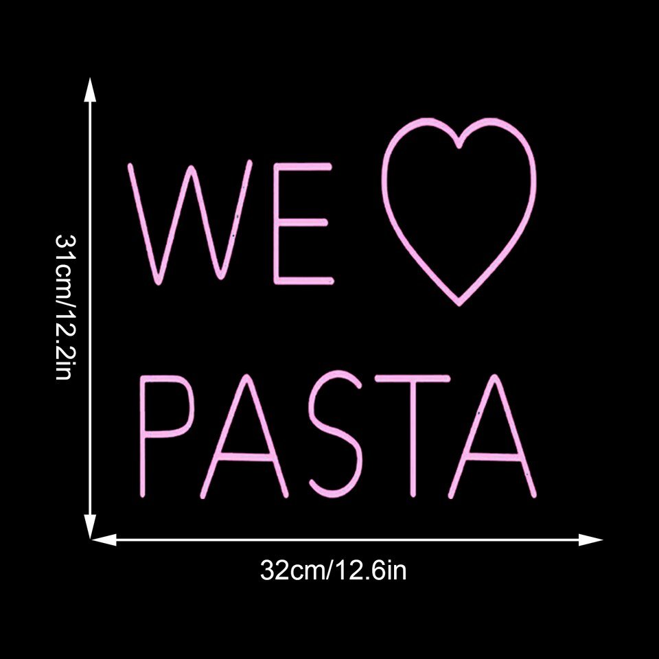 Néon "We Like Pasta" - 6
