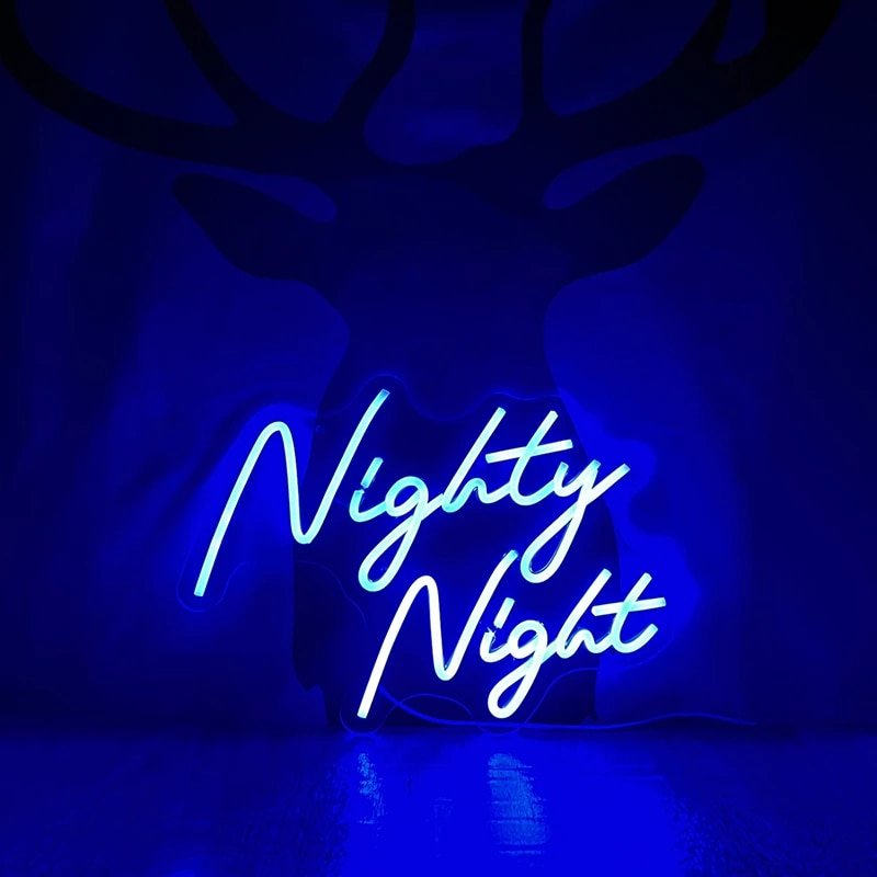 Panneau Néon "Nightly Night" - 5