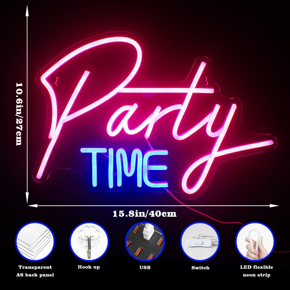 Néon "Party Time" Cocktail - 2