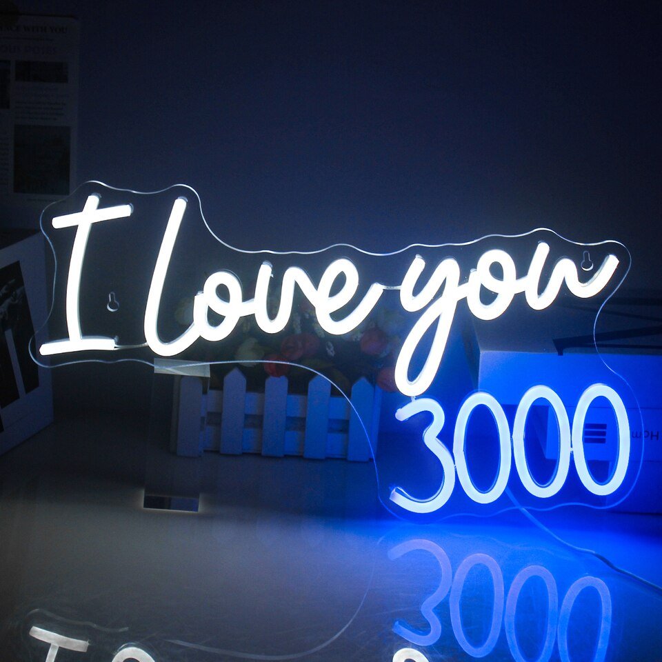 Néon "I Love You 3000 Times"