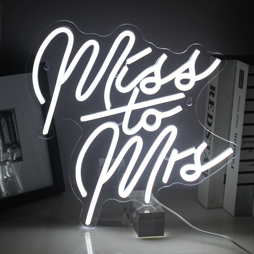Néon "Miss to Mrs" - 1