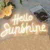 Néon "Hello Sunshine"