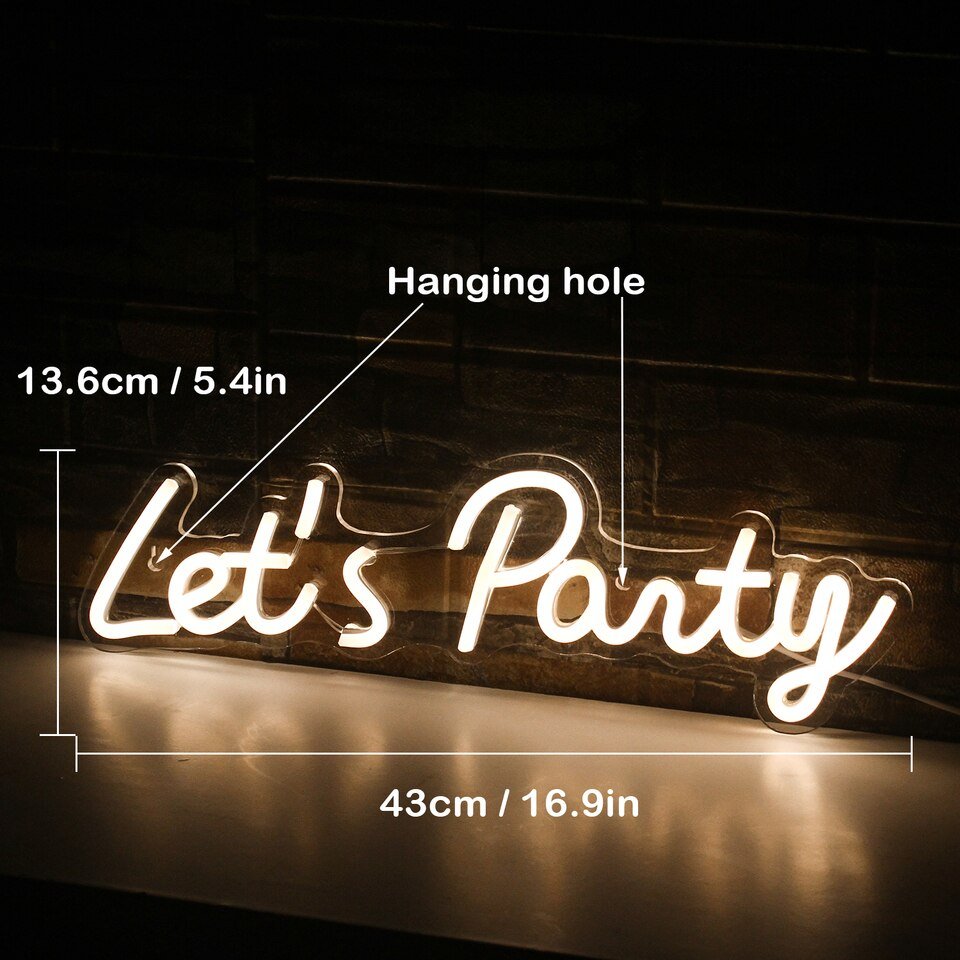 Lampe "Let's Party" - 6