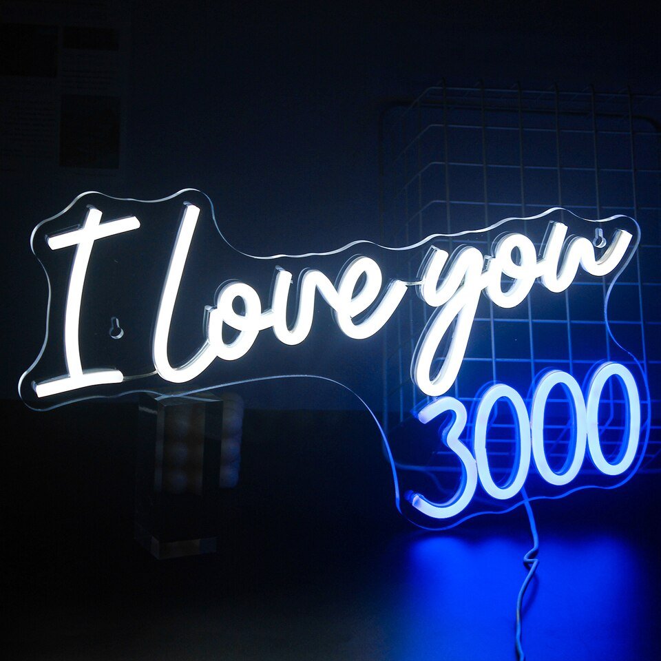 Néon "I Love You 3000"
