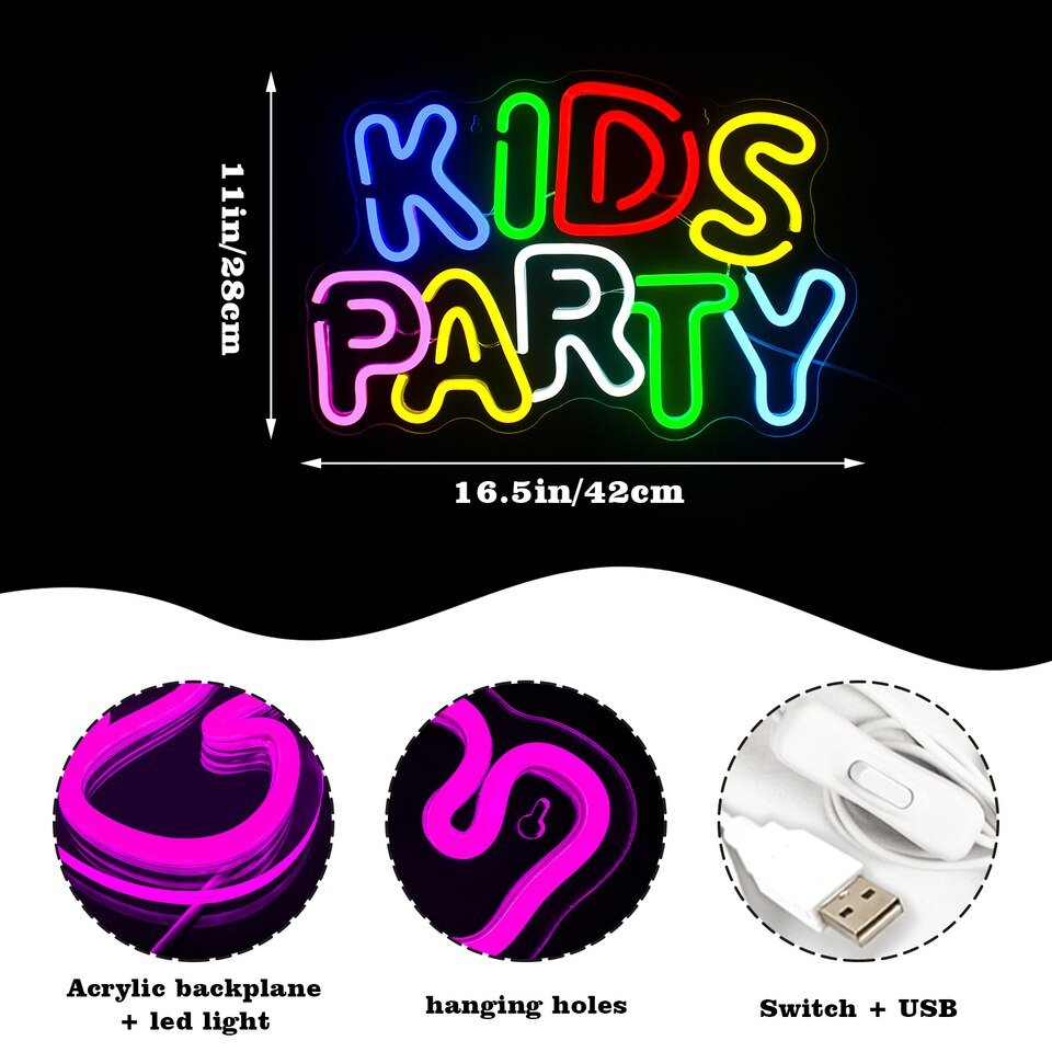 Néon "Kids Party" - 3