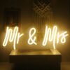 Néon "Mr & Mrs" - 2