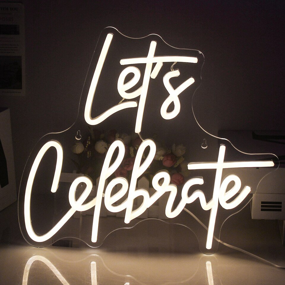 Néon "Let's Celebrate"