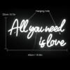 Lampe "All You Need Is Love" - 8