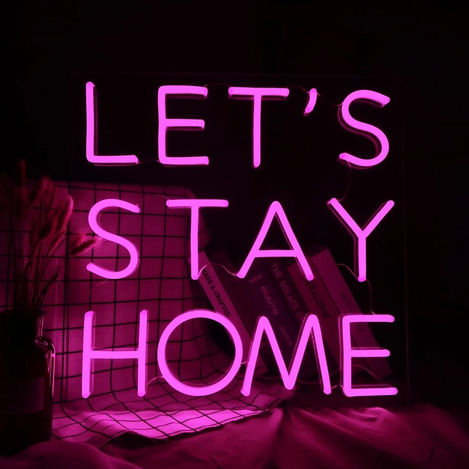 Lampe "Let's Stay Home" - 5