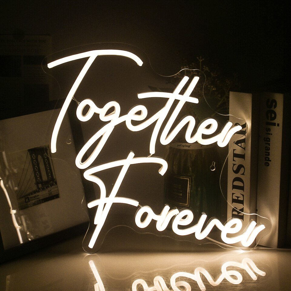 Néon Mariage "Together Forever"