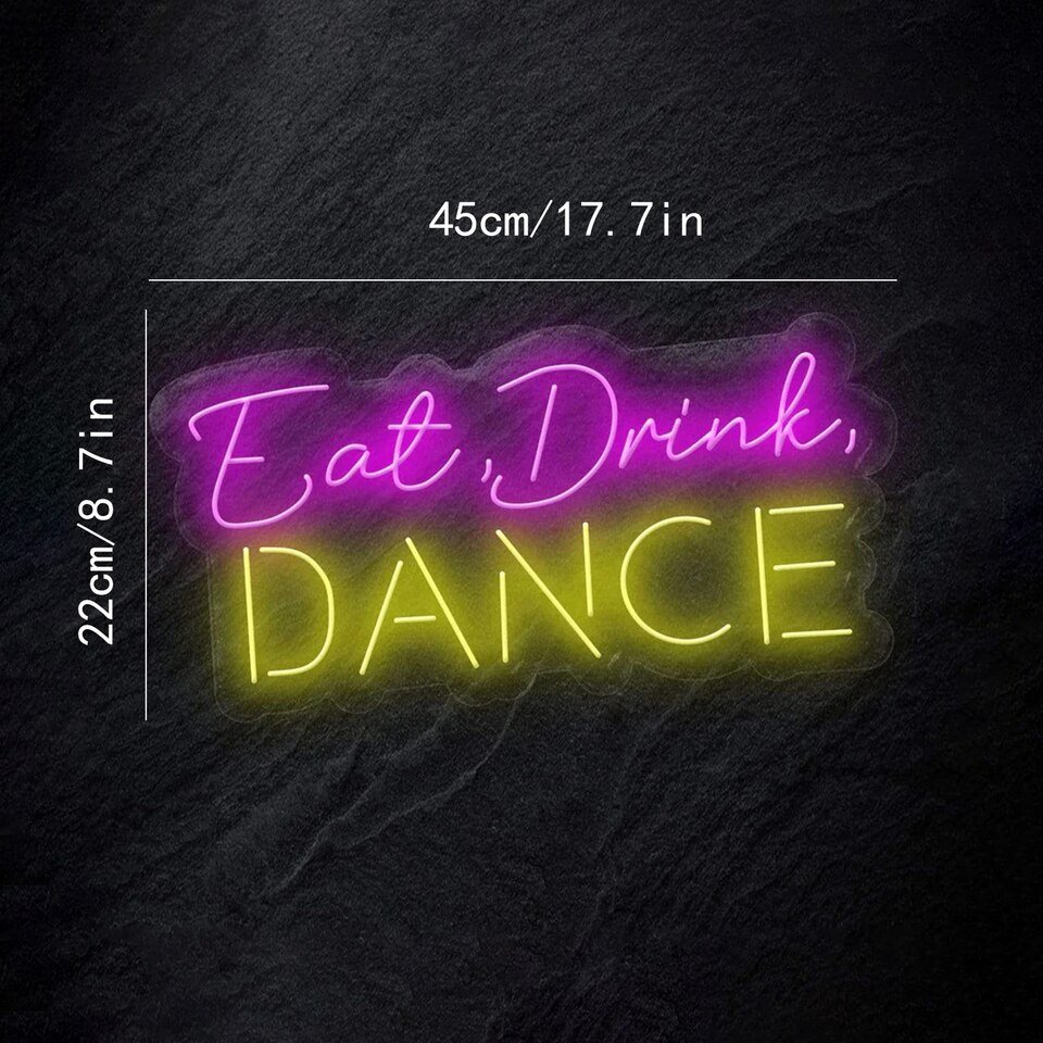 Néon "Eat Drink Dance" - 4