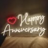 Néon "Happy Anniversary" - 2