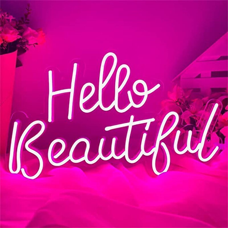 Néon "Hello Beautiful" - 3