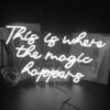 Lampe "Magic Happens" - 1