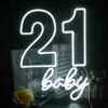 Néon "21 Baby"