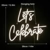 Néon "Let's Celebrate" - 1