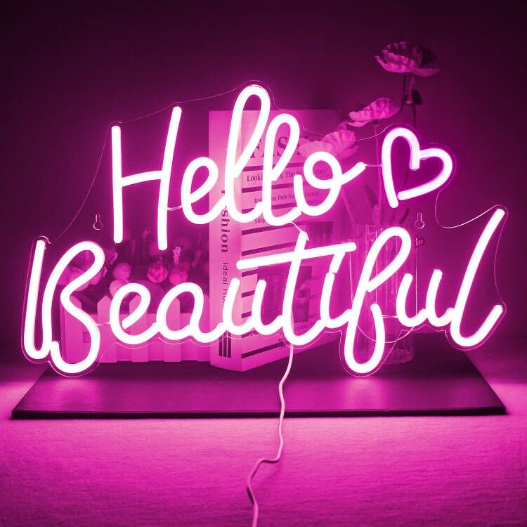 Néon "Hello Beautiful" - 1