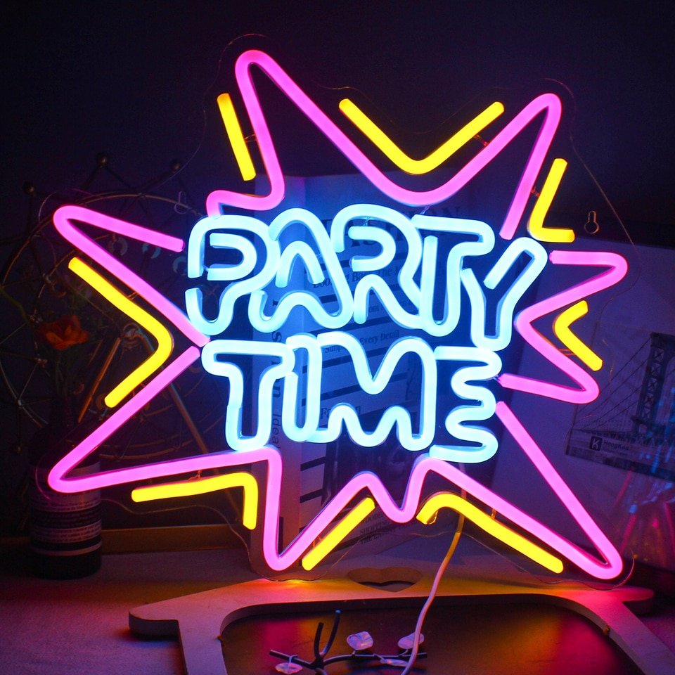 Néon "Party Time"