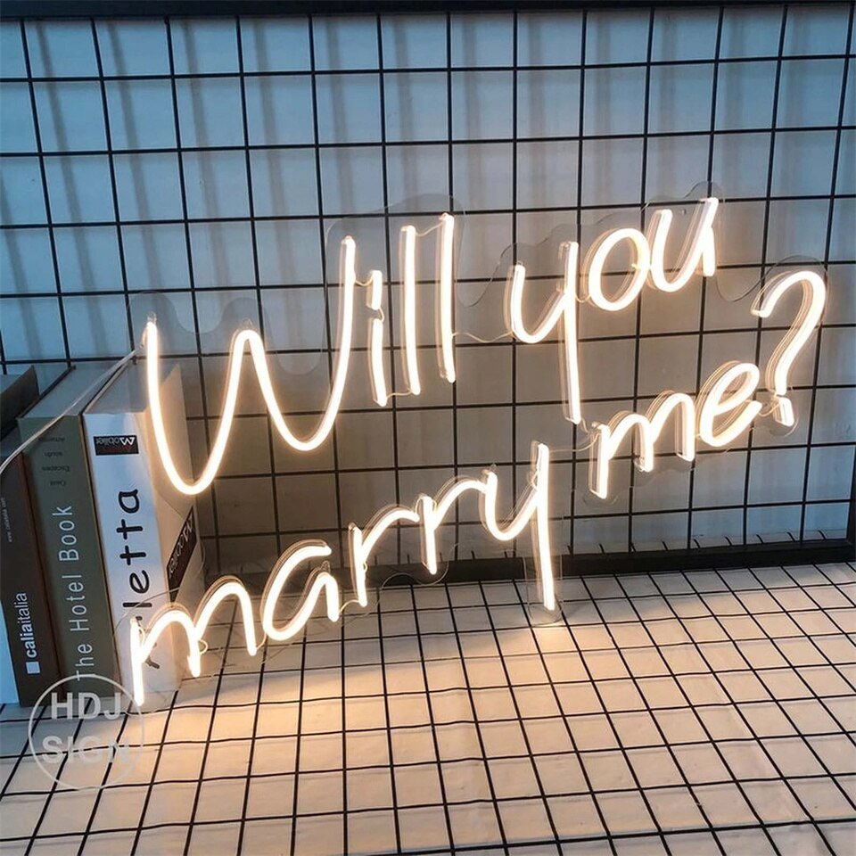 Néon "Will You Marry Me" - 3