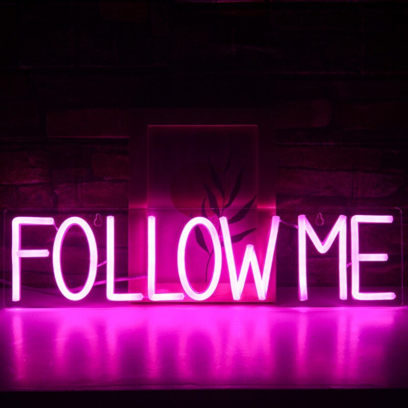 Néon "Follow Me" - 6