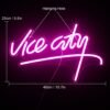 Néon Rose "Vice City" - 4