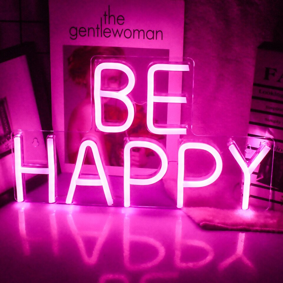 Néon "Be Happy" - 2