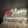 Néon "Happy Anniversary"
