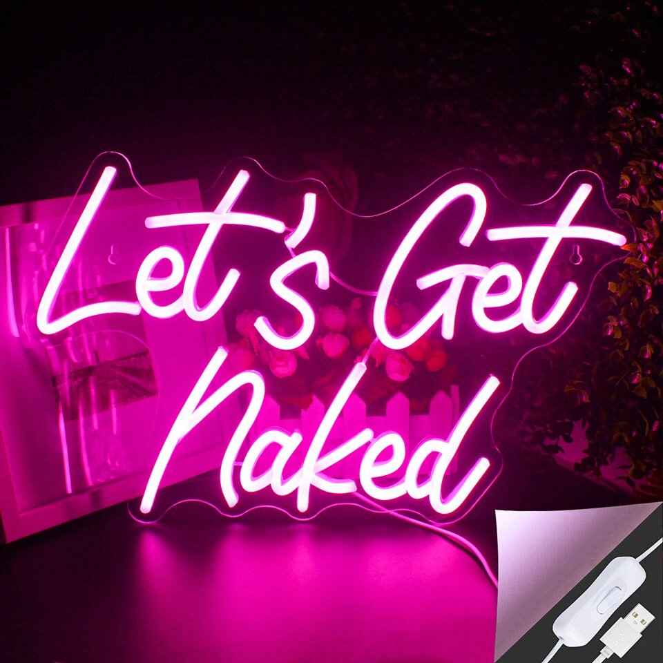 Néon "Let's Get Naked"