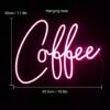 Néon "Coffee Shop" rose - 4