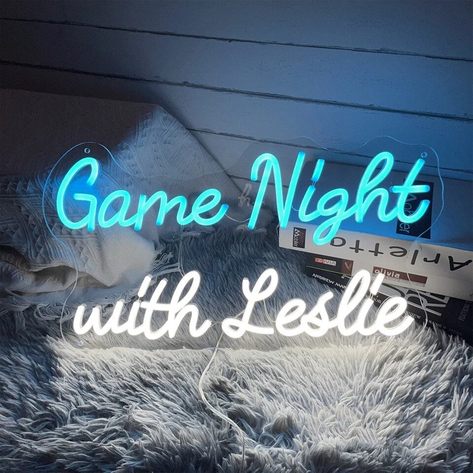 Néon "Game Night with Leslie" - 6