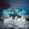 Néon "Game Night with Leslie"