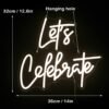 Néon "Let's Celebrate" - 4