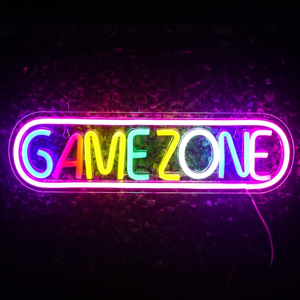 Néon "Game Zone" Coloré