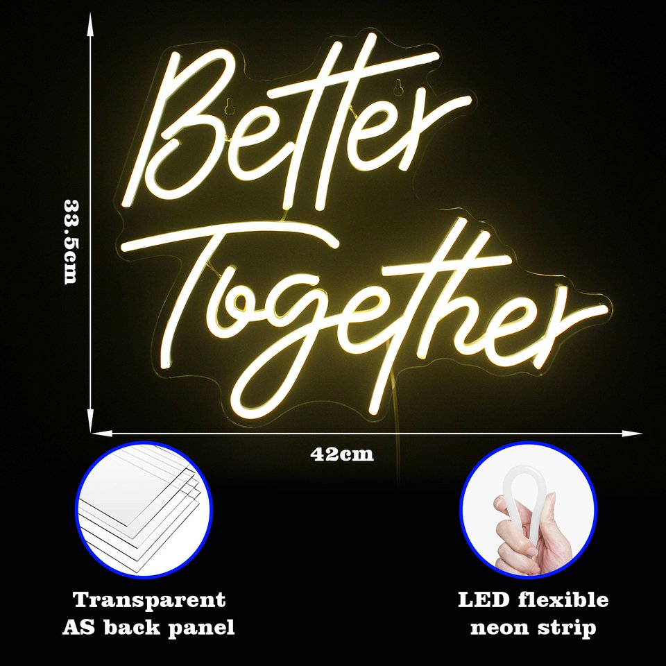 Lampe "Better Together" - 3