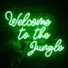 Néon "Bienvenue dans la jungle"