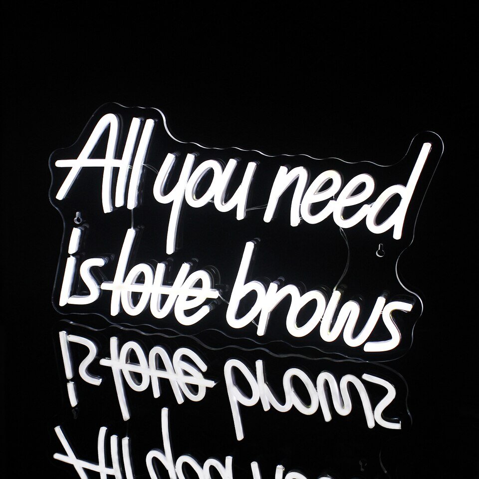 Néon "All you need is brows" - 2