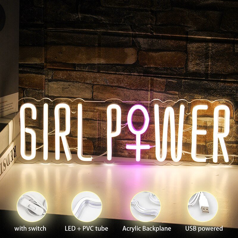 Néon "Girl Power" - 1