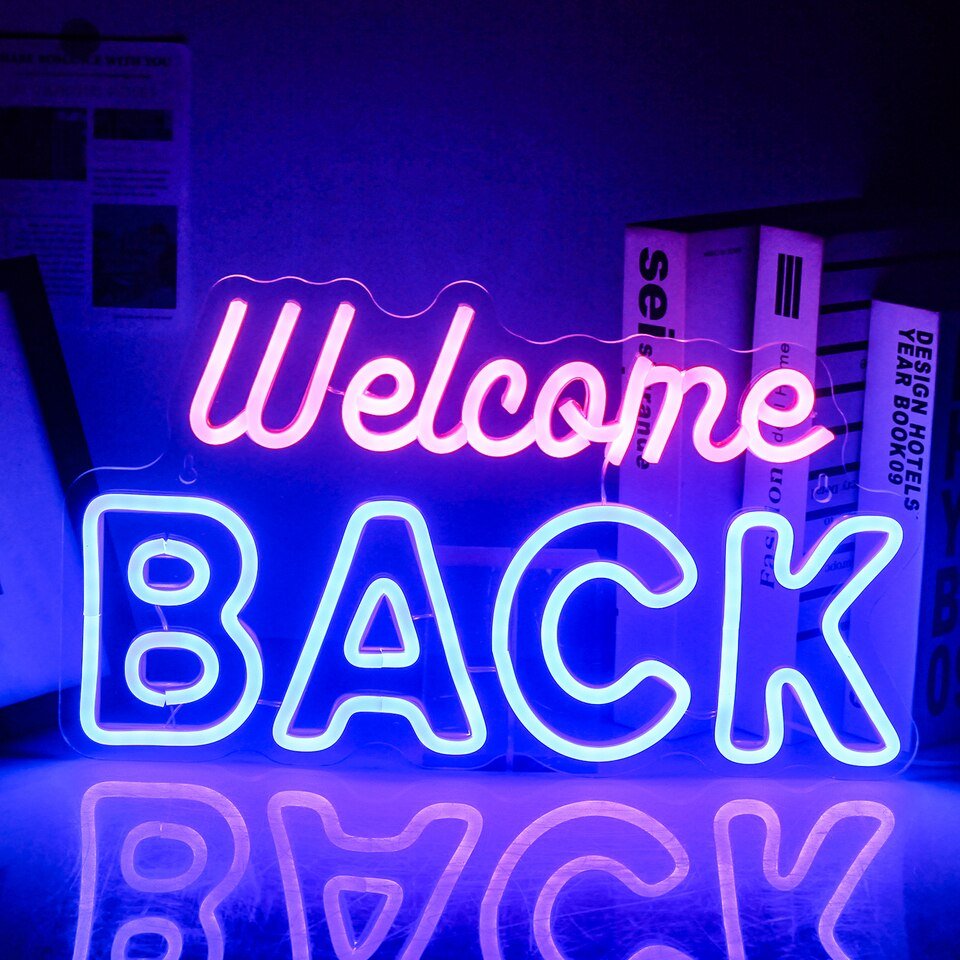 Néon "Welcome Back"