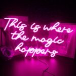 Lampe "Magic Happens" - 11