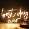 Panneau Néon "Best Day Ever" - 5