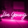 Néon "Live Young" - 5