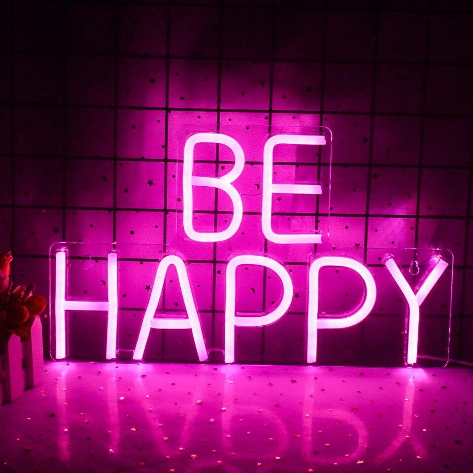 Néon "Be Happy"