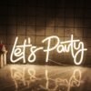 Néon "Let's Party" Acrylique - 3