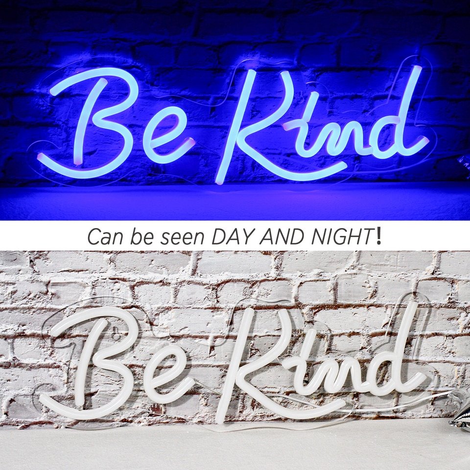 Panneau Néon "Be kind" - 1